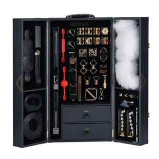 Зображення БДСМ-набір LOCKINK All-in-1 BDSM Play Kit - Crocodile Leather