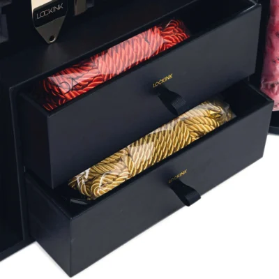 Зображення БДСМ-набір LOCKINK All-in-1 BDSM Play Kit - Crocodile Leather