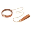 Зображення Повідець LOCKINK Tied Collar with Leash Set - Brown