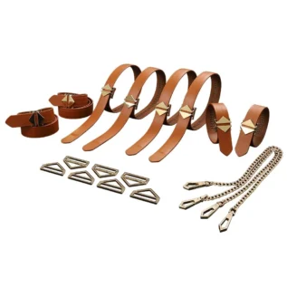 Набір із 8 ременів для зв'язування LOCKINK 8-Bondage-Straps Restraint Set