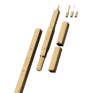 Alternative view of Ексклюзивний тиклер LOCKINK 5-head Flirting Tickler - Golden