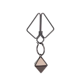 Зображення Затискачі для сосків з важкою підвіскою LOCKINK Nipple Clamps with Heavy Pendant - Grey