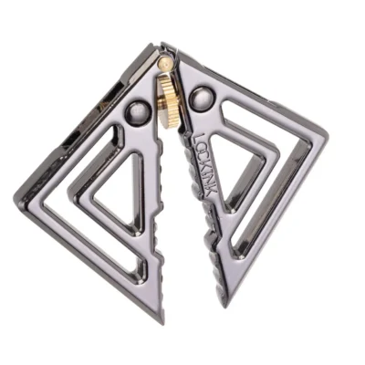 Зображення Затискачі для сосків з важкою підвіскою LOCKINK Adjustable Nipple Clamps with Heavy Pendant - Grey