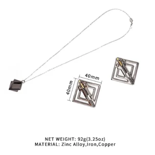 Alternative view of Затискачі для сосків з легкої підвіскою LOCKINK Adjustable Nipple Clamps with Light Pendant- Grey