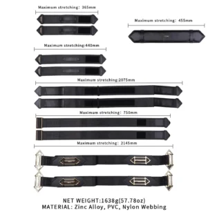 Фіксатори рук і ніг для ліжка LOCKINK BDSM Adjustable Bed Restraint Kit 16 Фіксатори рук і ніг для ліжка LOCKINK BDSM Adjustable Bed Restraint Kit - Зображення 3