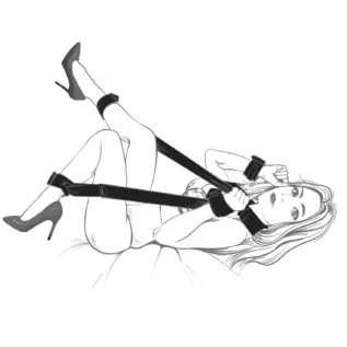 Фіксатори для ніг LOCKINK Leg Spreader Strap 16 Зображення Фіксатори для ніг LOCKINK Leg Spreader Strap