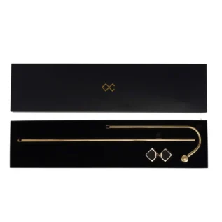 Анальний гак LOCKINK Golden Adjustable Anal Hook Set 12 Зображення Анальний гак LOCKINK Golden Adjustable Anal Hook Set