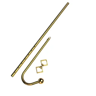 Alternative view of Анальний гак LOCKINK Golden Adjustable Anal Hook Set