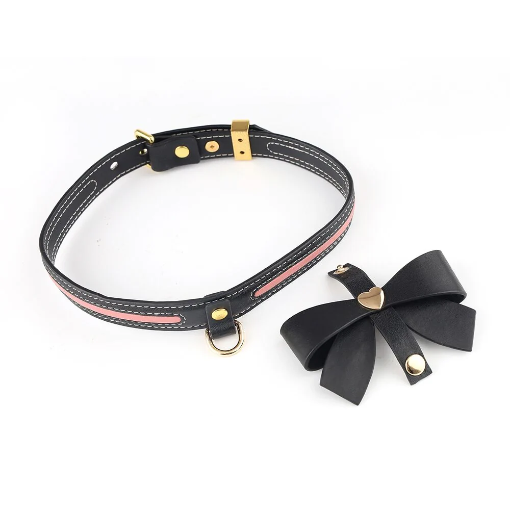 Повідець LOCKINK SEVANDA Love Heart Butterfly Leather Collar Set 4 Повідець LOCKINK SEVANDA Love Heart Butterfly Leather Collar Set - Зображення 2