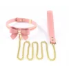 Зображення Повідець LOCKINK SEVANDA Love Heart Butterfly Leather Collar Set Pink