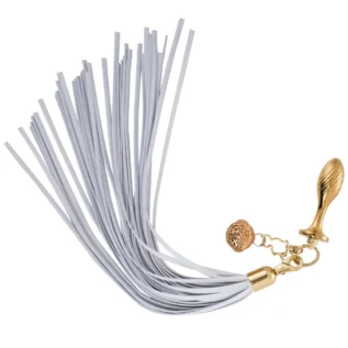 Металева анальна пробка Хвіст поні LOCKINK SEVANDA  Pony-Tail Anal Pear