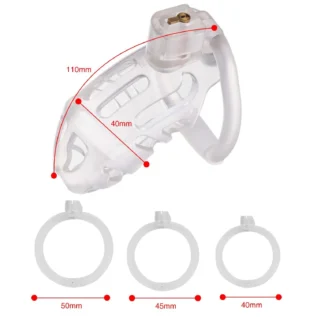 Зображення Клітка для пеніса LOCKINK SEVANDA Plastic Penis Chastity Cage