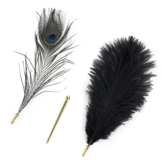 Лоскітка LOCKINK SEVANDA Natural Peacock Flirting Feather Tickler