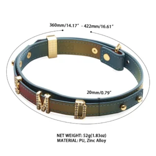 Нашийник LOCKINK Multi-color DIY Alphabet Collar 14 Нашийник LOCKINK Multi-color DIY Alphabet Collar - Зображення 6