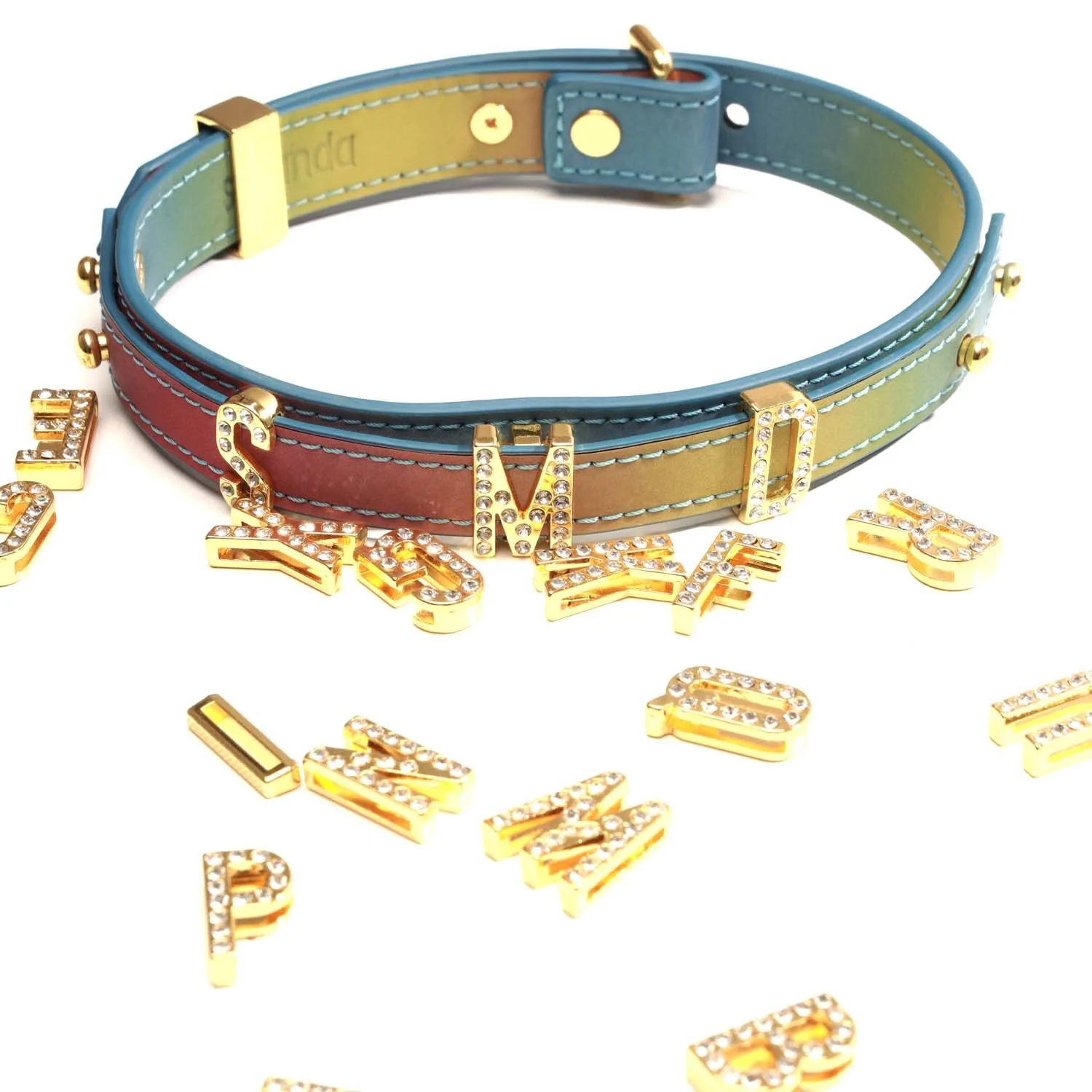 Нашийник LOCKINK Multi-color DIY Alphabet Collar 4 Нашийник LOCKINK Multi-color DIY Alphabet Collar - Зображення 2