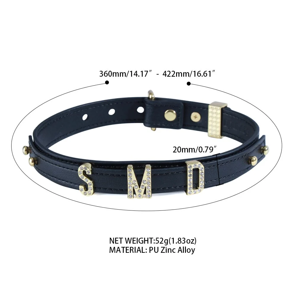 Нашийник LOCKINK Dark DIY Alphabet Collar 12 Нашийник LOCKINK Dark DIY Alphabet Collar - Зображення 10