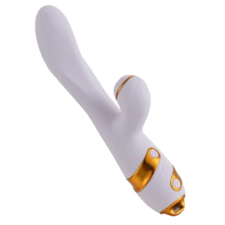 Alternative view of Вібратор-кролик з флогером LOCKINK SEVANDA Whip Vibrating Massage Wand