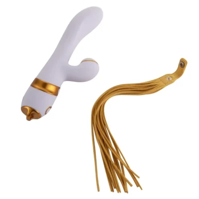Зображення Вібратор-кролик з флогером LOCKINK SEVANDA Whip Vibrating Massage Wand