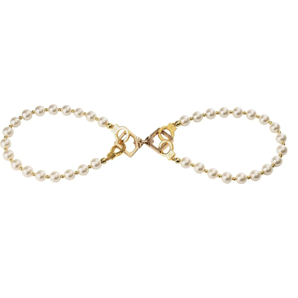 Перлинні наручники та поножі LOCKINK Pearl Bondage & Restraint Set 6 Перлинні наручники та поножі LOCKINK Pearl Bondage & Restraint Set - Зображення 4