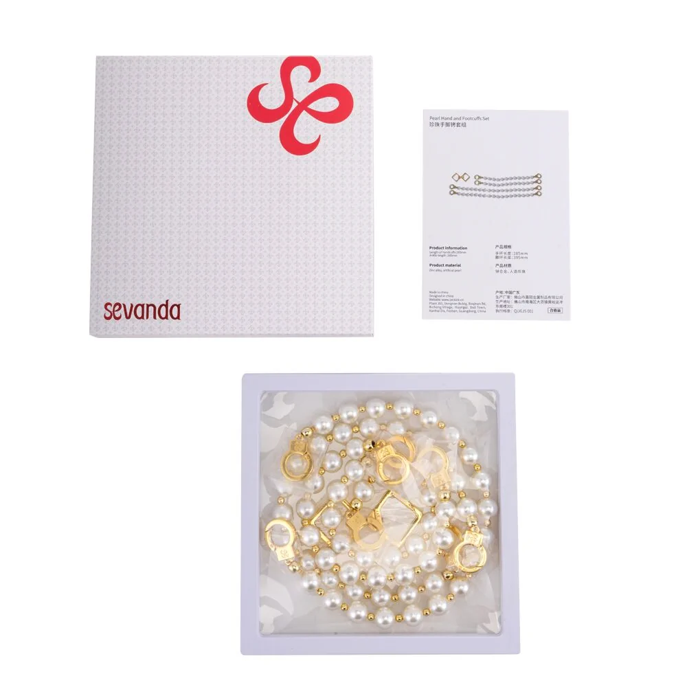 Перлинні наручники та поножі LOCKINK Pearl Bondage & Restraint Set 12 Перлинні наручники та поножі LOCKINK Pearl Bondage & Restraint Set - Зображення 10