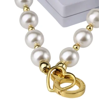 Перлинний нашийник з повідцем LOCKINK Pearl Collar & Leash Set 12 Зображення Перлинний нашийник з повідцем LOCKINK Pearl Collar & Leash Set