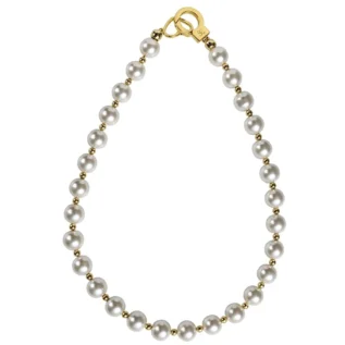 Перлинний нашийник з повідцем LOCKINK Pearl Collar & Leash Set 11 Зображення Перлинний нашийник з повідцем LOCKINK Pearl Collar & Leash Set