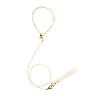 Alternative view of Перлинний нашийник з повідцем LOCKINK Pearl Collar & Leash Set
