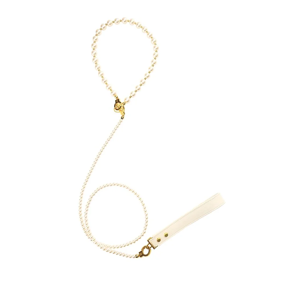 Перлинний нашийник з повідцем LOCKINK Pearl Collar & Leash Set 4 Перлинний нашийник з повідцем LOCKINK Pearl Collar & Leash Set - Зображення 2