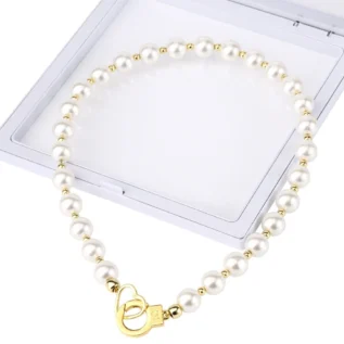 Перлинний нашийник з повідцем LOCKINK Pearl Collar & Leash Set 13 Зображення Перлинний нашийник з повідцем LOCKINK Pearl Collar & Leash Set