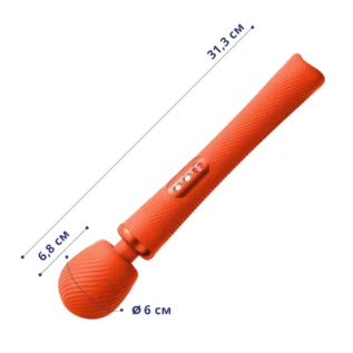 Alternative view of Вібромасажер Fun Factory VIM Vibrating Wand sunrise orange