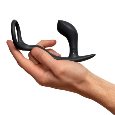 Зображення Анальна пробка з ерекційним кільцем Fun Factory BOOTIE RING slate