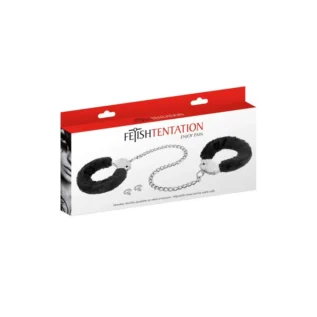Поножі Fetish Tentation Adjustable metal and fur ankle cuffs 9 Зображення Поножі Fetish Tentation Adjustable metal and fur ankle cuffs