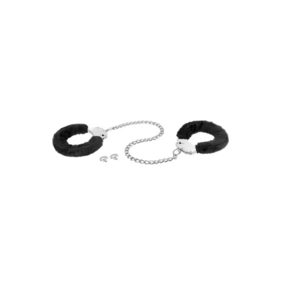 Зображення Поножі Fetish Tentation Adjustable metal and fur ankle cuffs