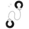 Зображення Поножі Fetish Tentation Adjustable metal and fur ankle cuffs