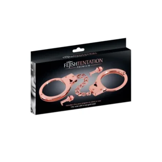 Зображення Наручники Fetish Tentation Premium Chick wrist cuffs in rose-gold metal