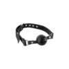 Кляп Fetish Tentation Premium Leather gag with stiff ball