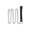 Повідець Fetish Tentation Premium Metal leash with cowhide leather wrist 115cm 2 Зображення Повідець Fetish Tentation Premium Metal leash with cowhide leather wrist 115cm