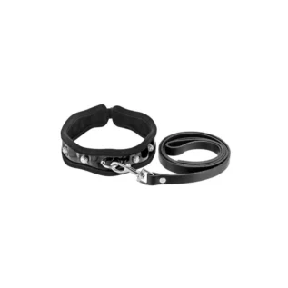 Повідець Fetish Tentation Premium Patent leather chocker and leash