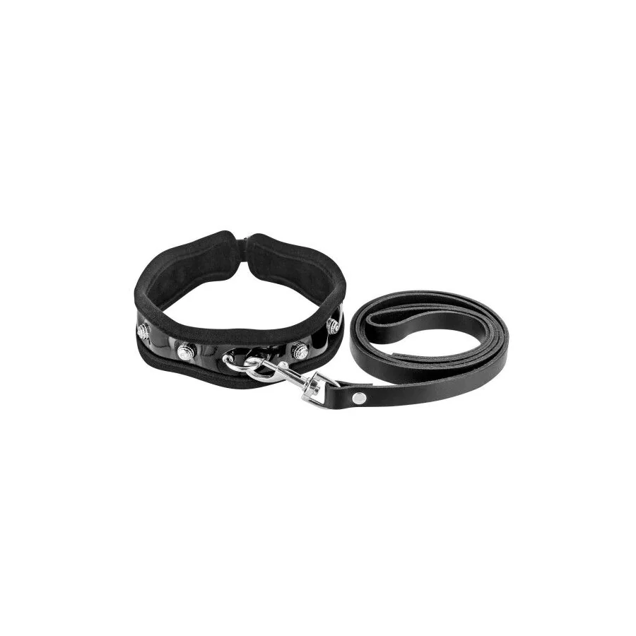 Повідець Fetish Tentation Premium Patent leather chocker and leash 3 Повідець Fetish Tentation Premium Patent leather chocker and leash