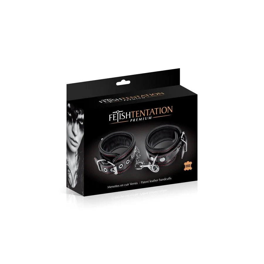 Наручники Fetish Tentation Premium Patent leather handcuffs 6 Наручники Fetish Tentation Premium Patent leather handcuffs - Зображення 4