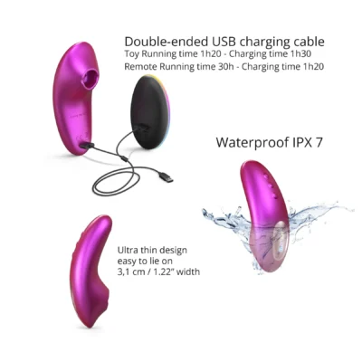 Зображення Вакуумний кліторальний стимулятор Love To Love DREAMER – IRIDESCENT BERRY