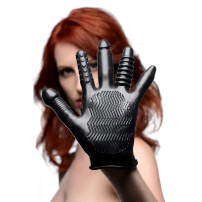 Зображення Рукавичка з різними текстурами Master Series Pleasure Poker Textu Glove