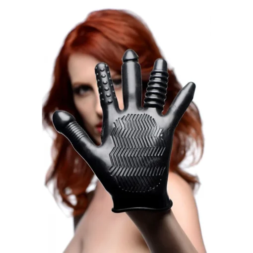 Рукавичка з різними текстурами Master Series Pleasure Poker Textu Glove - Зображення 4