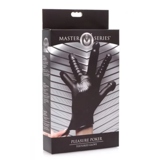 Рукавичка з різними текстурами Master Series Pleasure Poker Textu Glove - Зображення 5