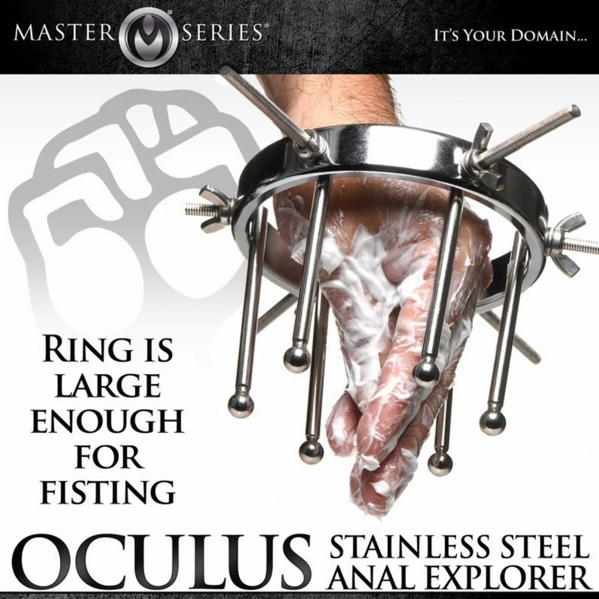 Анальний розширювач Master Series Oculus Stainless Steel Anal Explorer 10 Анальний розширювач Master Series Oculus Stainless Steel Anal Explorer - Зображення 8