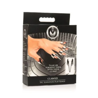 Набір кілець з кігтями Master Series Five-Piece Sensation Claw Rings - Silver 19 Набір кілець з кігтями Master Series Five-Piece Sensation Claw Rings - Silver - Зображення 9