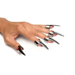 Набір кілець з кігтями Master Series Five-Piece Sensation Claw Rings - Silver