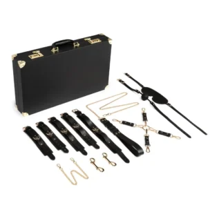 Alternative view of Набір для BDSM Bedroom Fantasies: Bondage Suitcase 13 Pcs - Cow Leather
