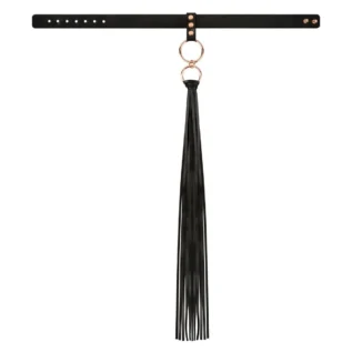 Нашийник с флогером Rosy Gold - Collar with Flogger 12 Нашийник с флогером Rosy Gold - Collar with Flogger - Зображення 4