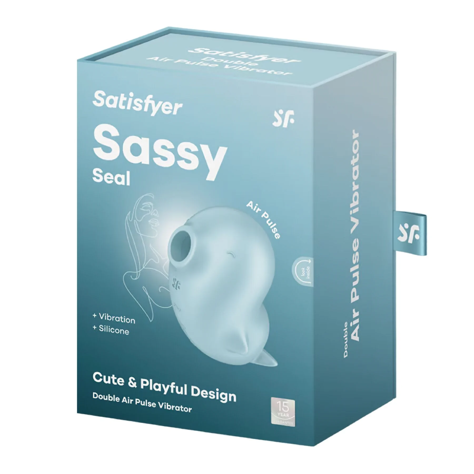 Вакуумний кліторальний стимулятор Satisfyer Sassy Seal 7 Вакуумний кліторальний стимулятор Satisfyer Sassy Seal - Зображення 5